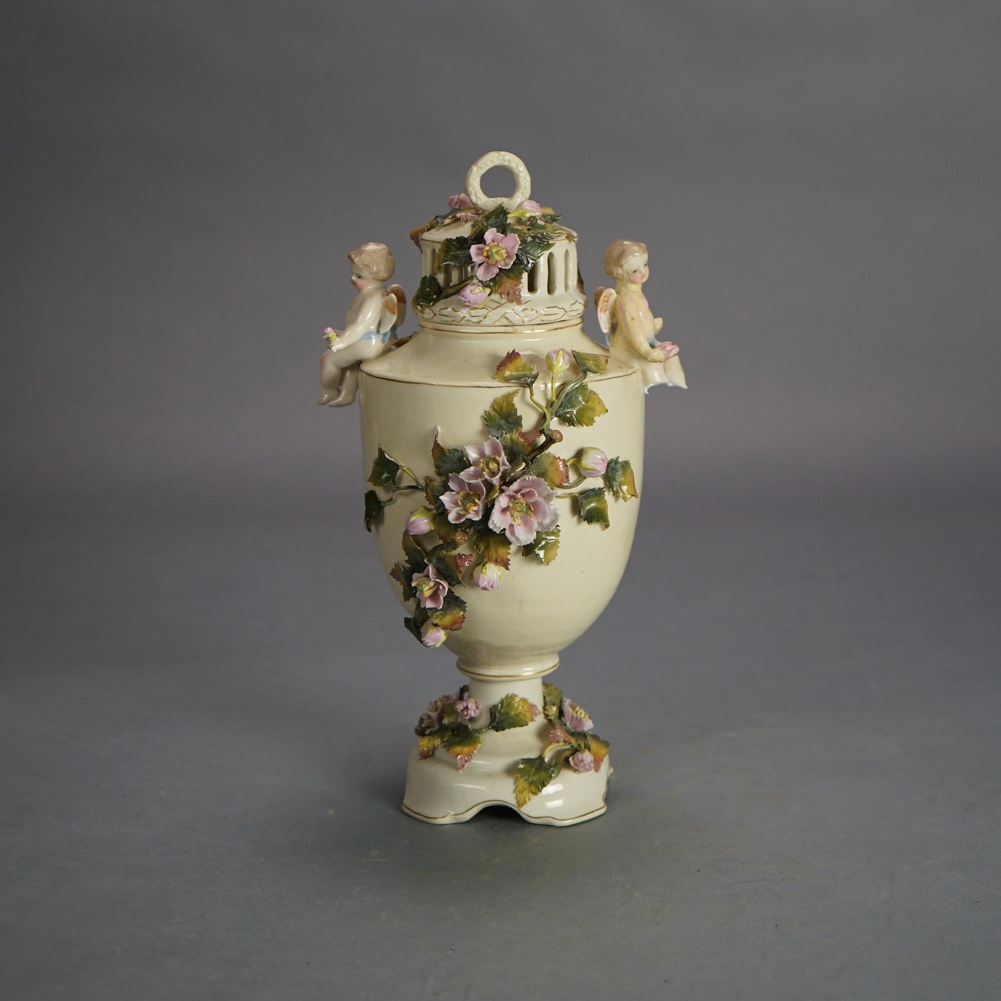 Porcelaine Cinq pièces de porcelaine ancienne allemande/autrichienne C1900 en vente