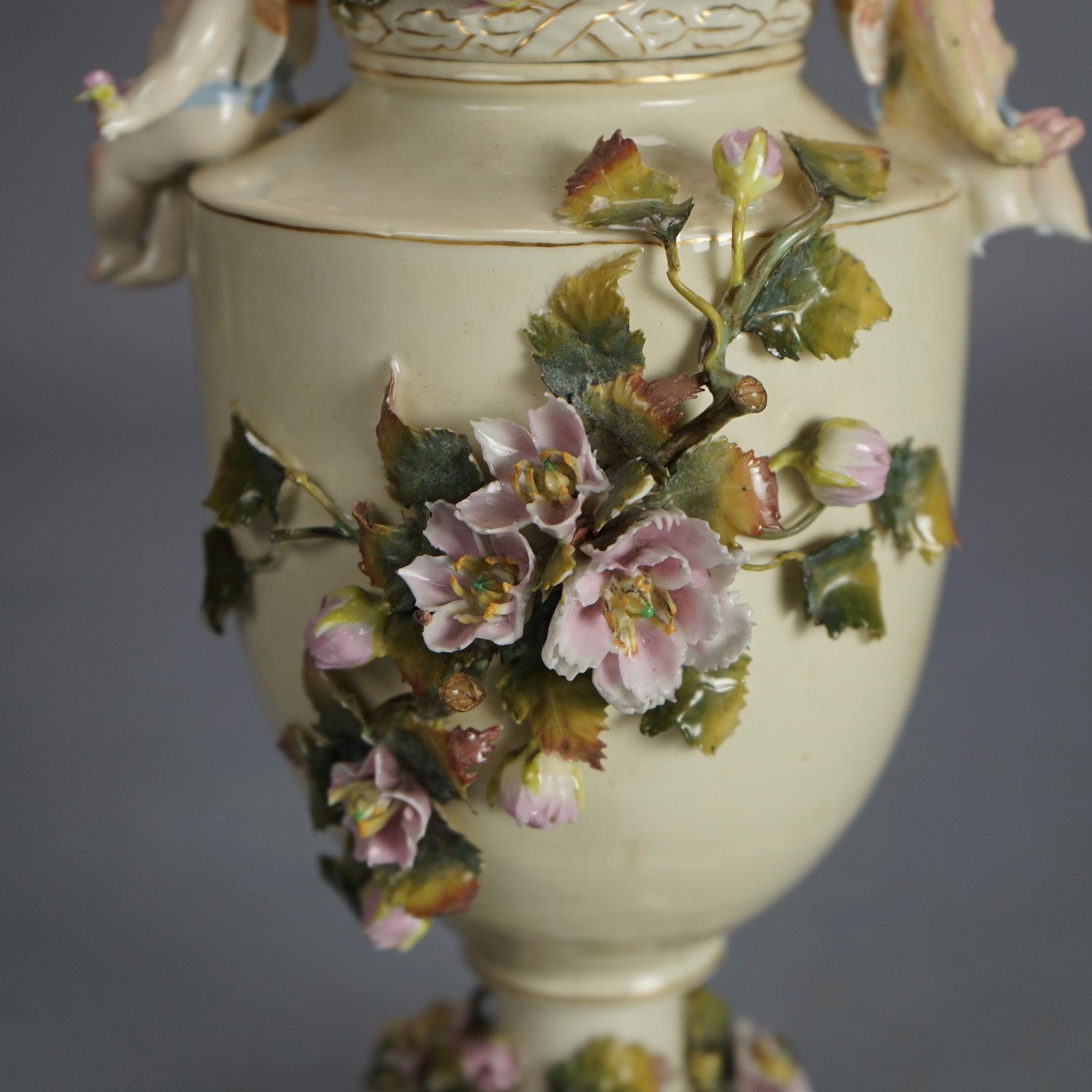 Cinq pièces de porcelaine ancienne allemande/autrichienne C1900 en vente 3