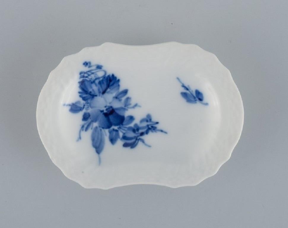 20th Century Five pieces of Royal Copenhagen Blue Flower braided porcelain. For Sale