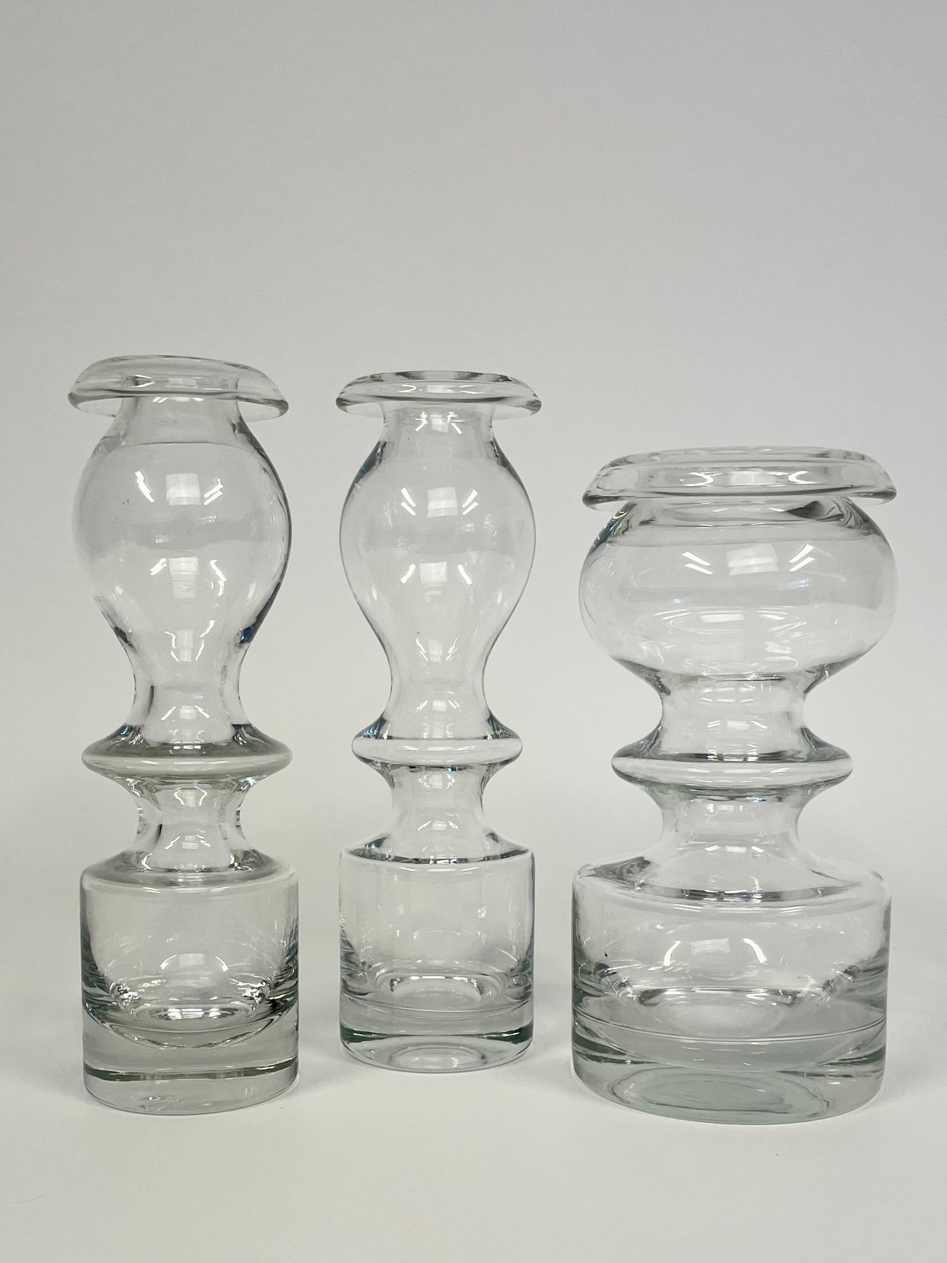 Five Pompadour Vases Collection by Finnish Designer Nanny Still for Riihimäen  In Good Condition For Sale In Örebro, SE