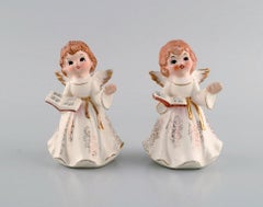 Five Porcelain Figurines, Angels and Children, 1980s