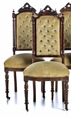 Five Portuguese Romantic Chairs 19th Century