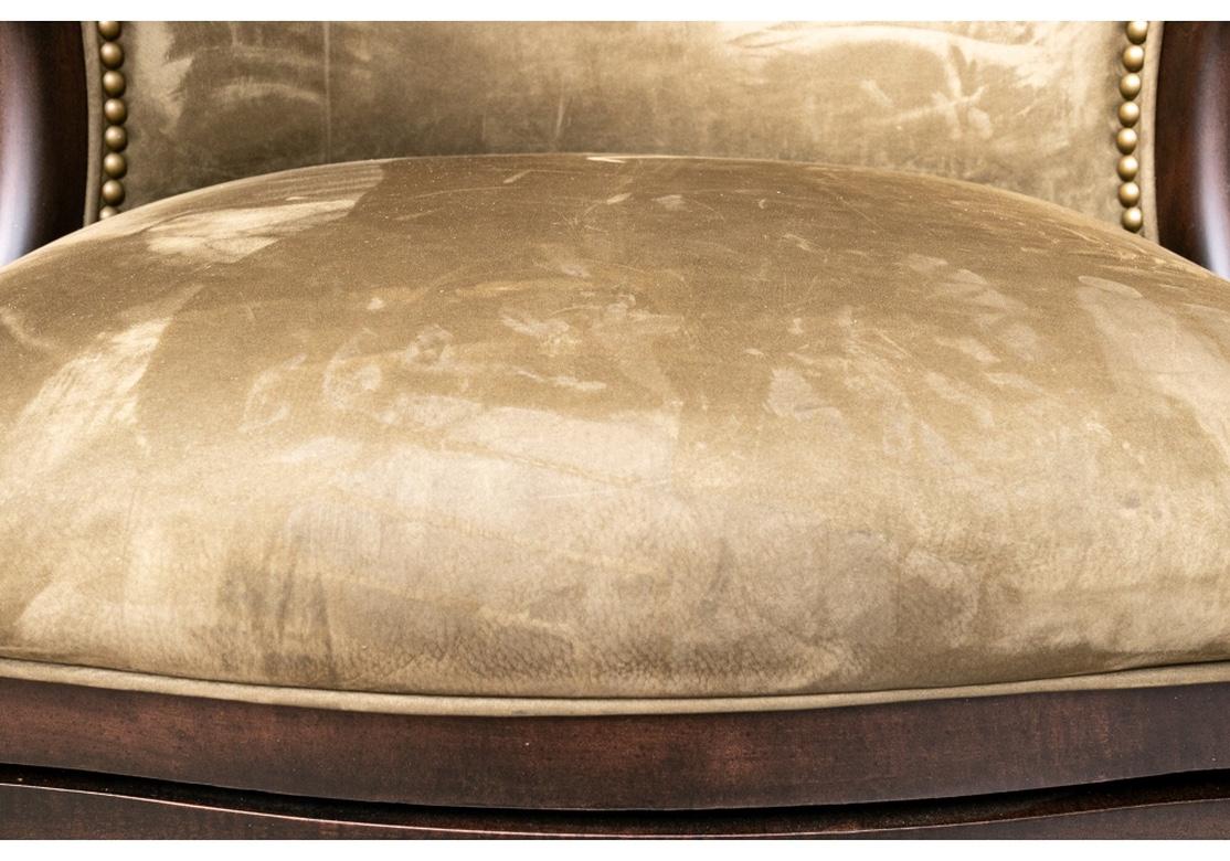 American Five Quality Hancock & Moore Swivel Bar Stools