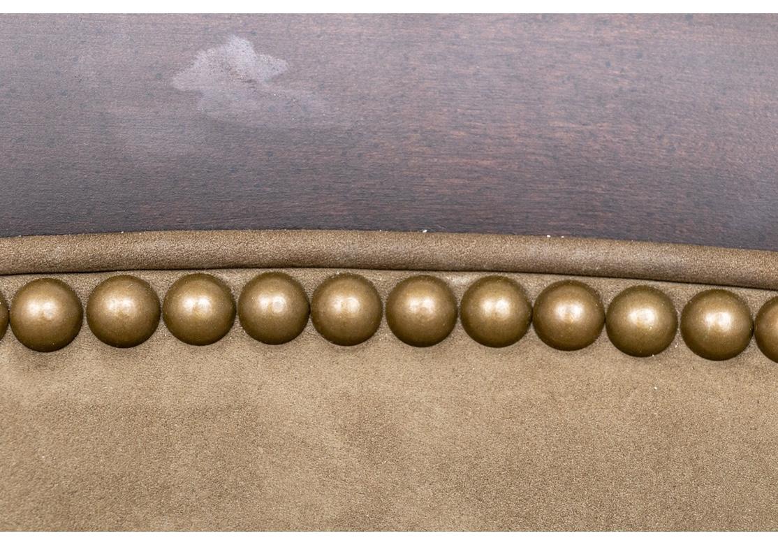 Leather Five Quality Hancock & Moore Swivel Bar Stools