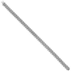 Five-Row Diamond Bombé Bracelet '7.50 Carat'