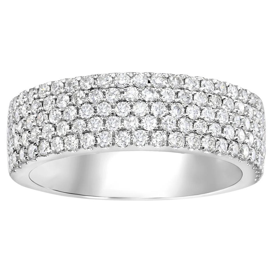 Five Row Diamond Ring For Sale