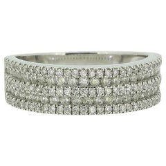Five-Row Diamond Ring