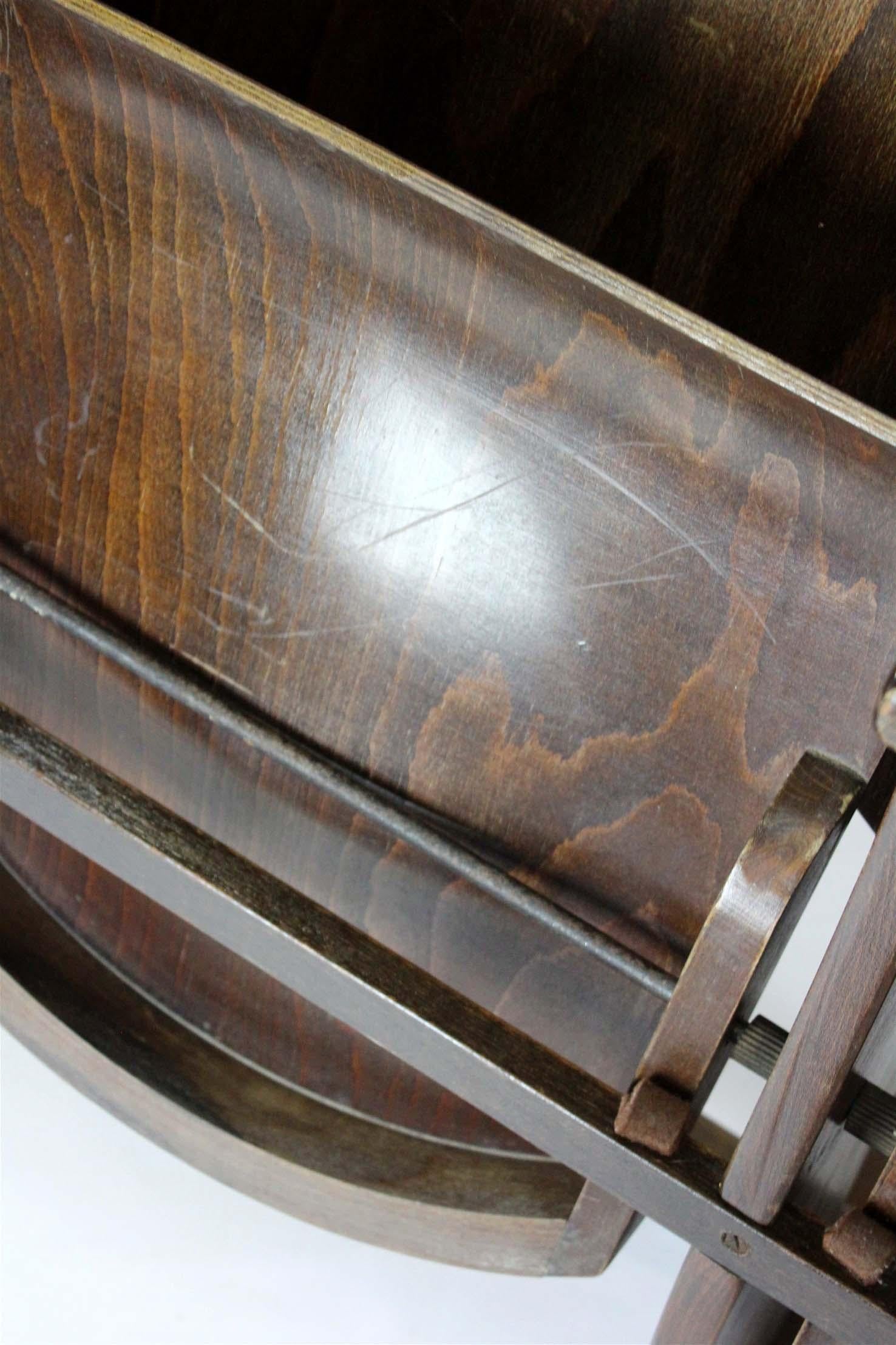 Five-Seater Cinema Bench from TON, 1960s 6
