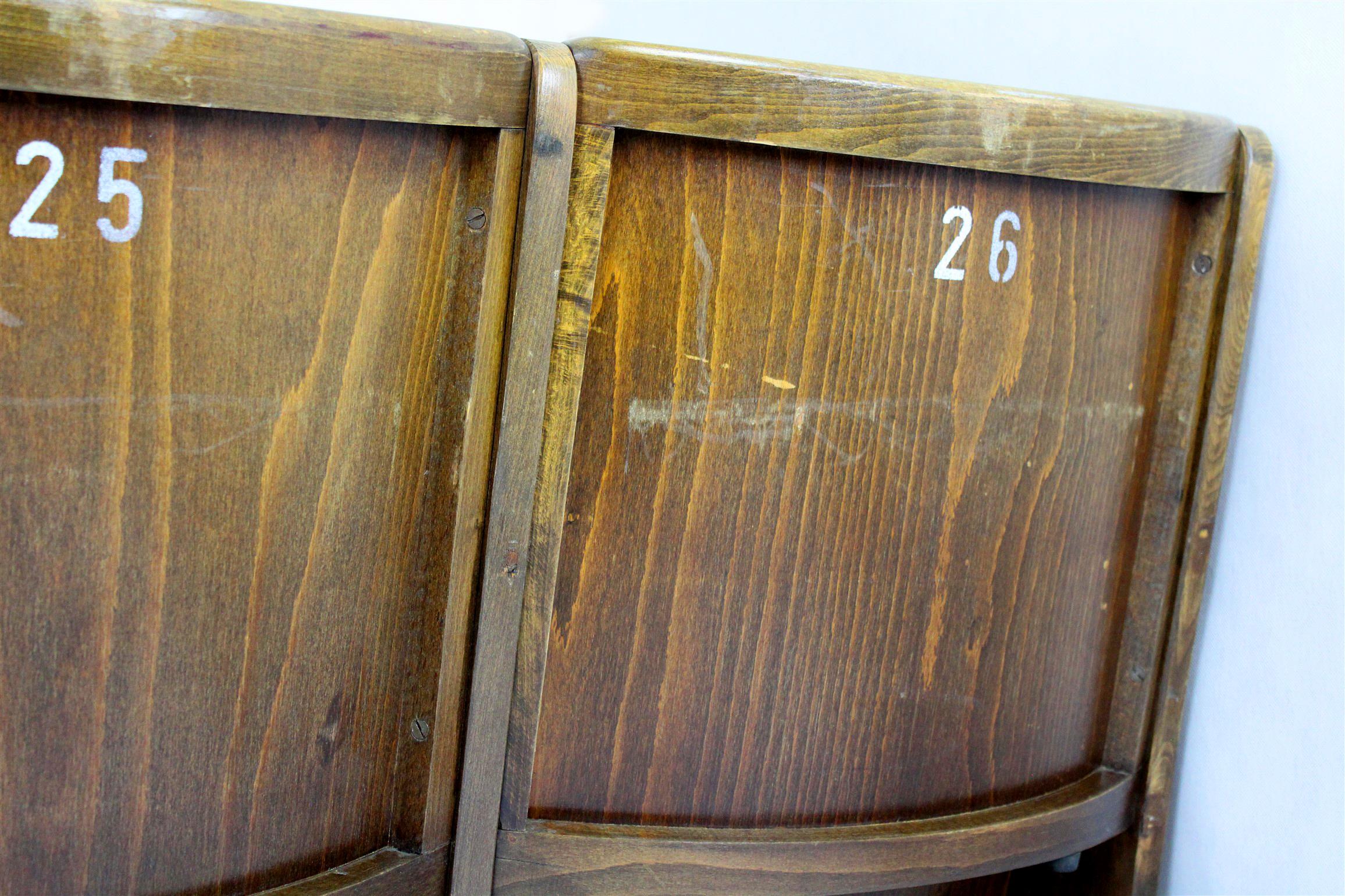Five-Seater Cinema Bench from TON, 1960s For Sale 9