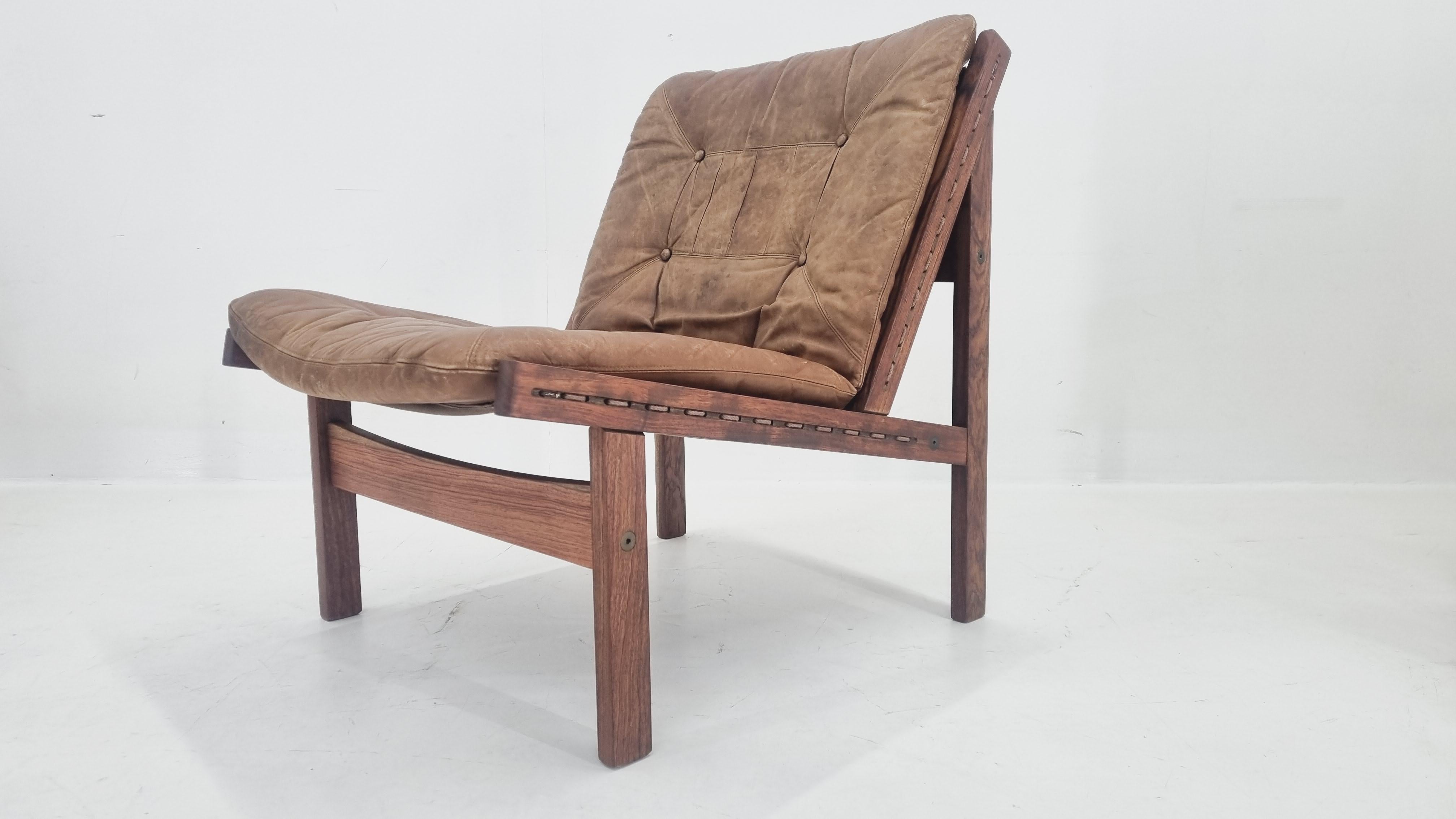 Mid-20th Century Five-Seater Sofa Set Hunter by Torbjørn Afdal for Bruksbo Norway, 1960s