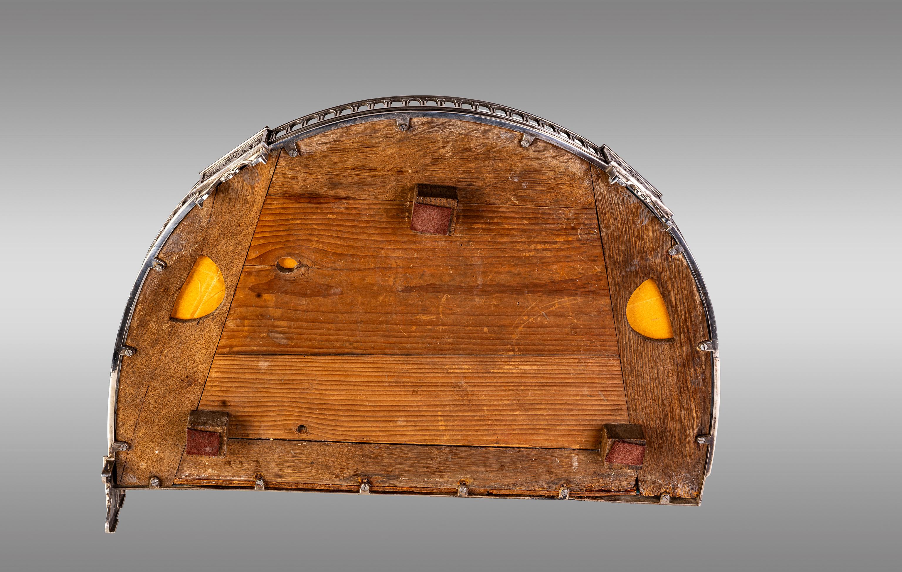 Table à cinq sections en métal argenté « sortie de table », vers 1830 en vente 1