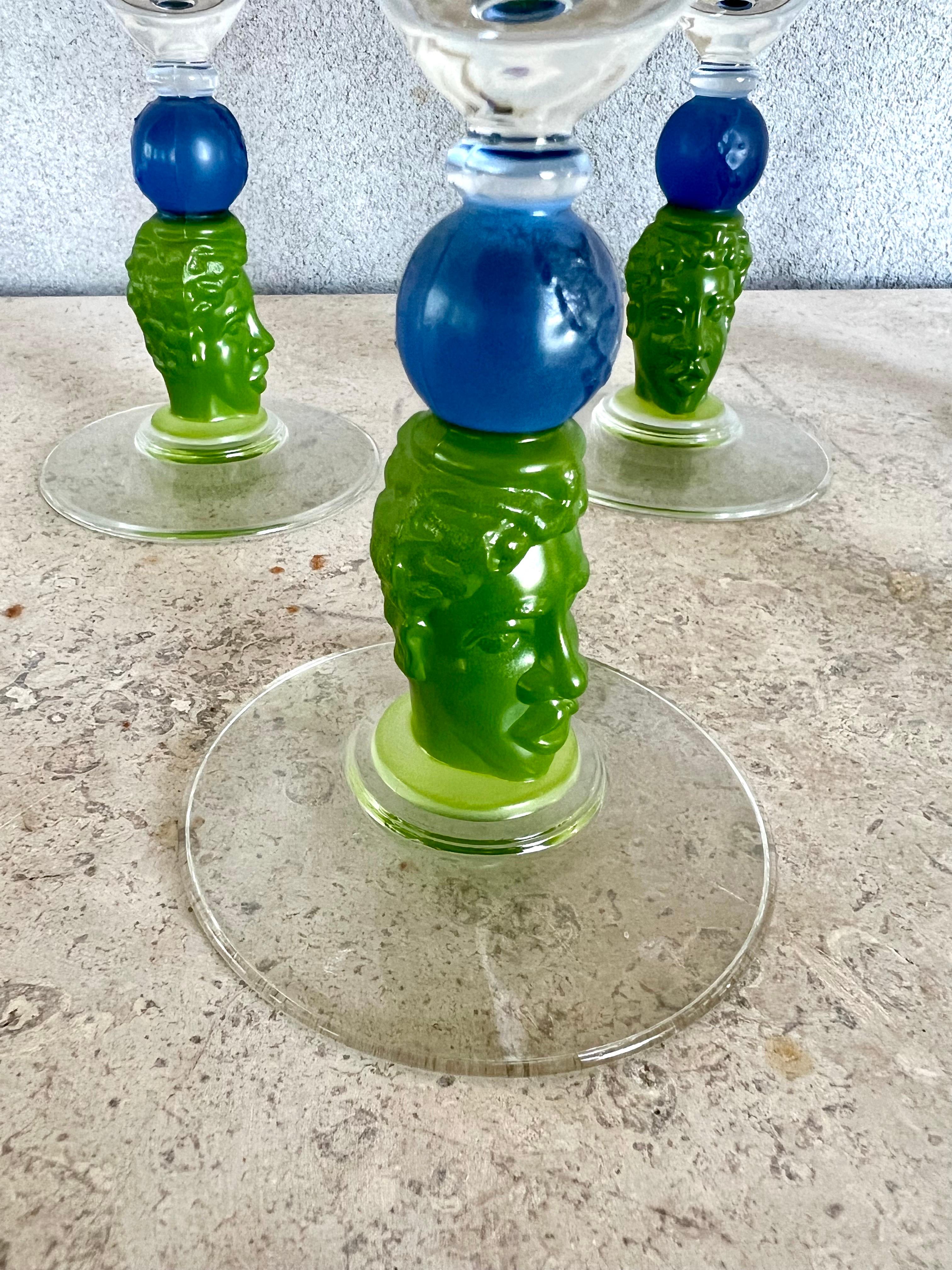 retro martini glasses