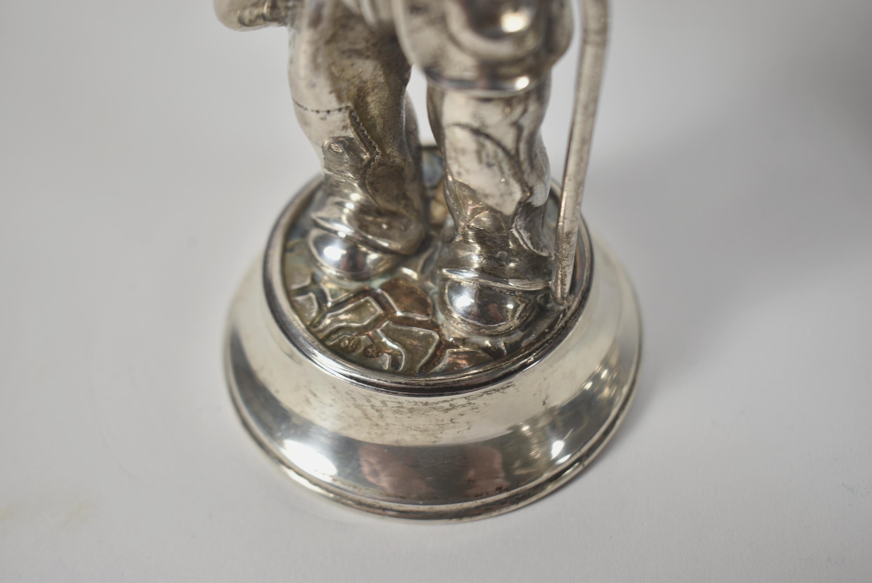 Cinque figure di musicisti di bande spagnole in argento .91 SG Hallmark In condizioni buone in vendita a Toledo, OH