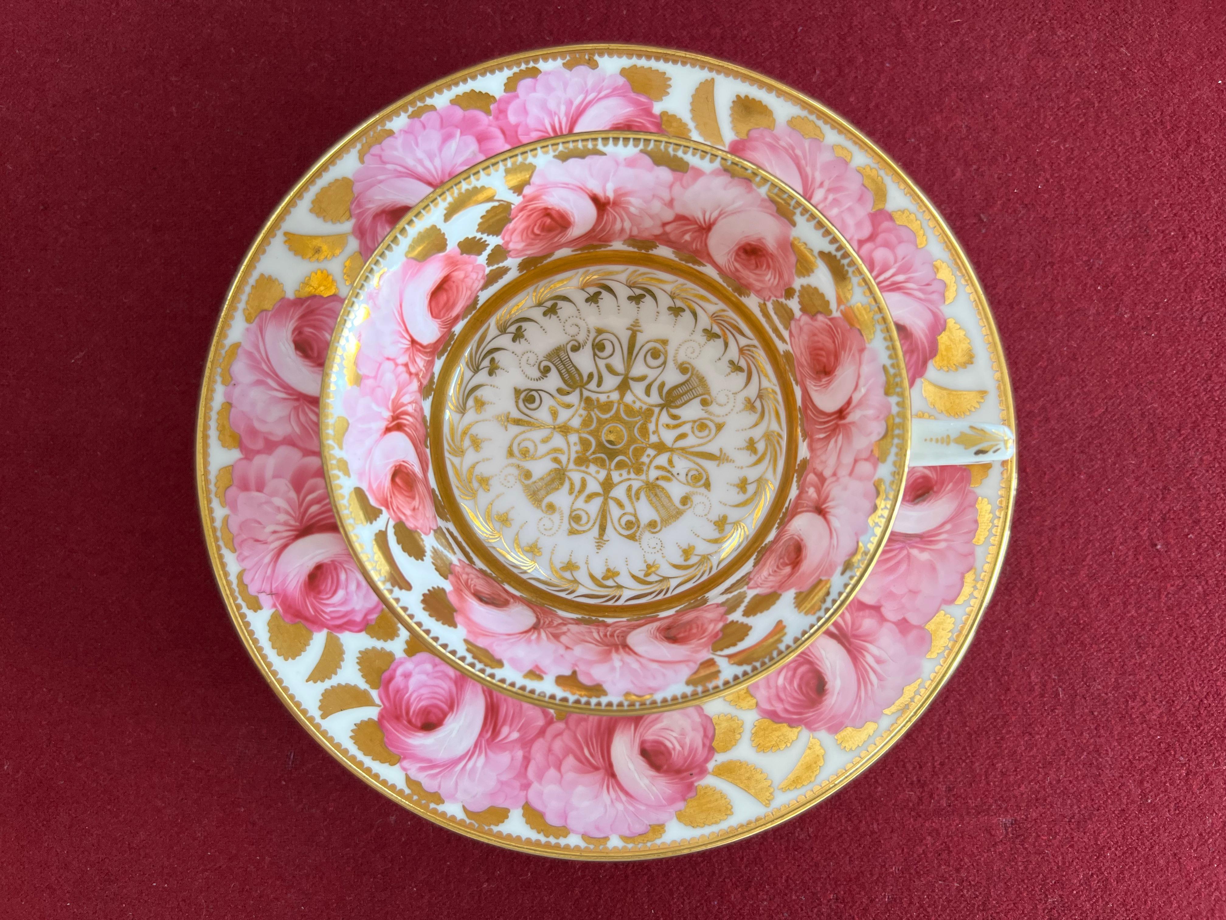 Britannique Cinq trèfles Spode en porcelaine décorés au motif 3614 vers 1822 en vente