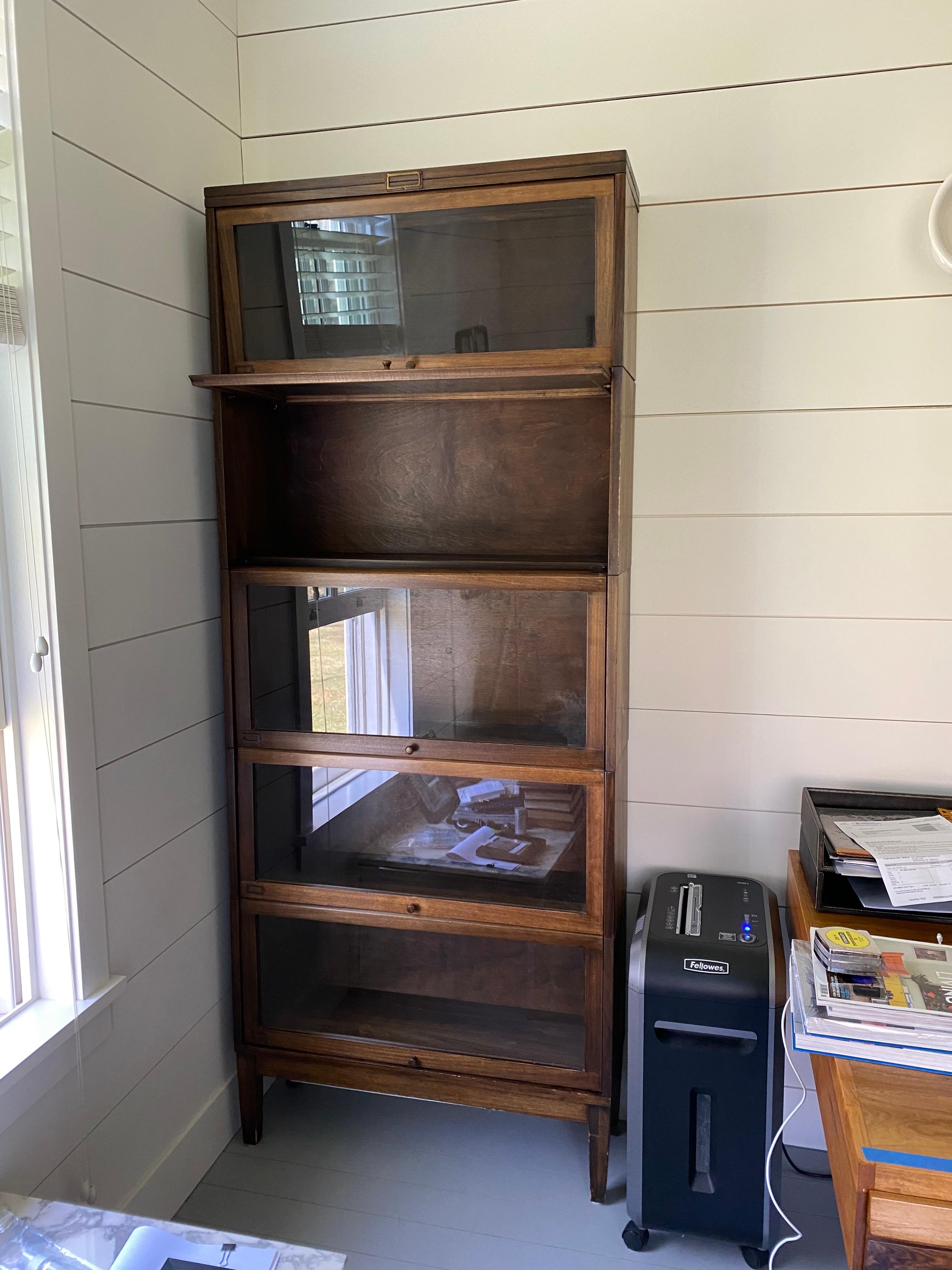 Five Stack Barrister Bookcase In Good Condition In Southampton, NY
