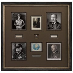 WWII Generäle Autogramme mit Bradley:: Eisenhower:: Marshall:: MacArthur:: Arnold