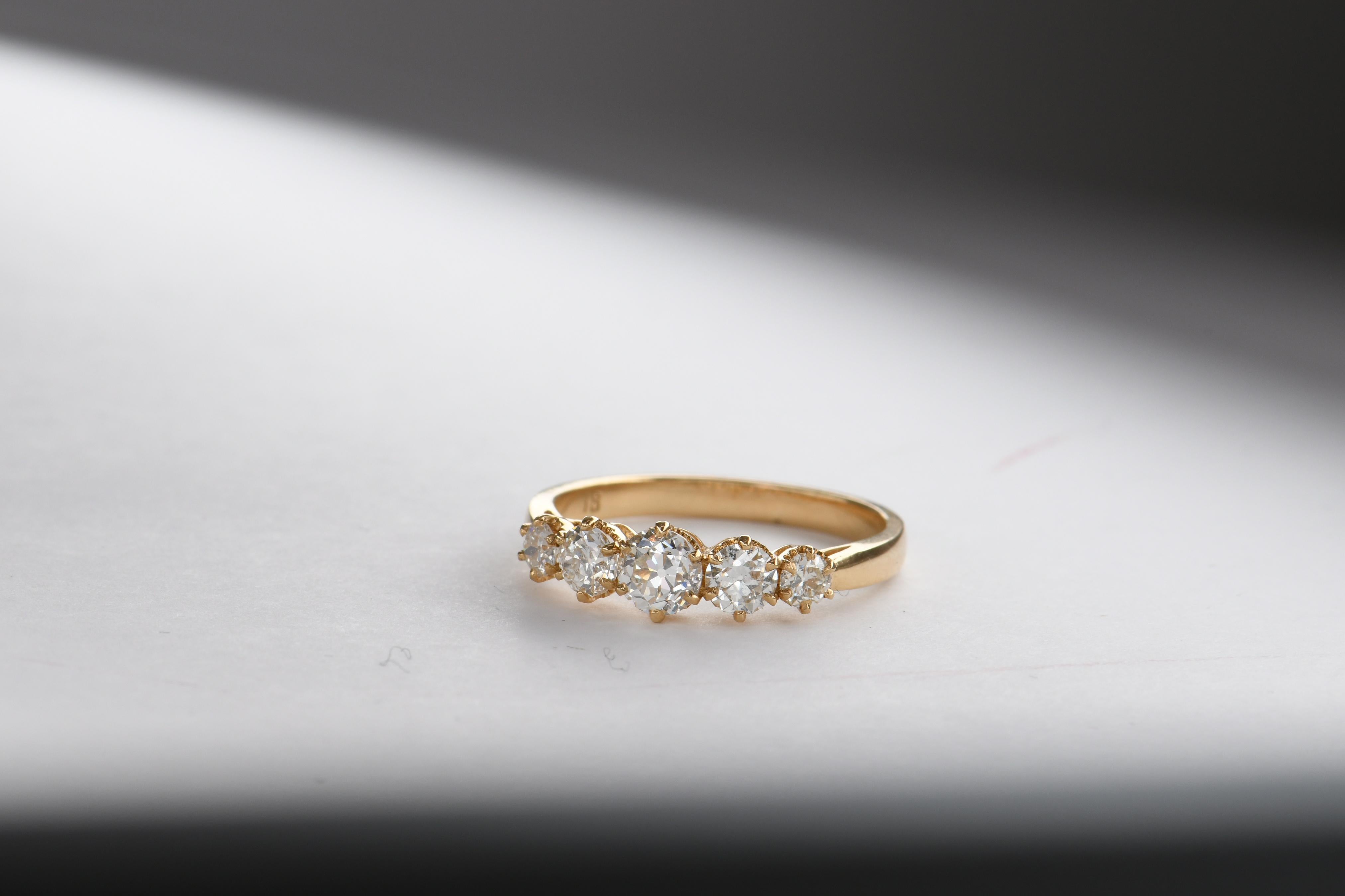 Five-Stone Diamond Engagement Ring 2