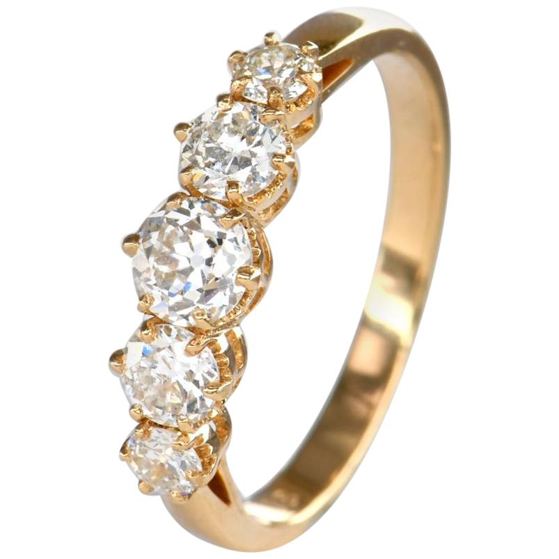 Five-Stone Diamond Engagement Ring