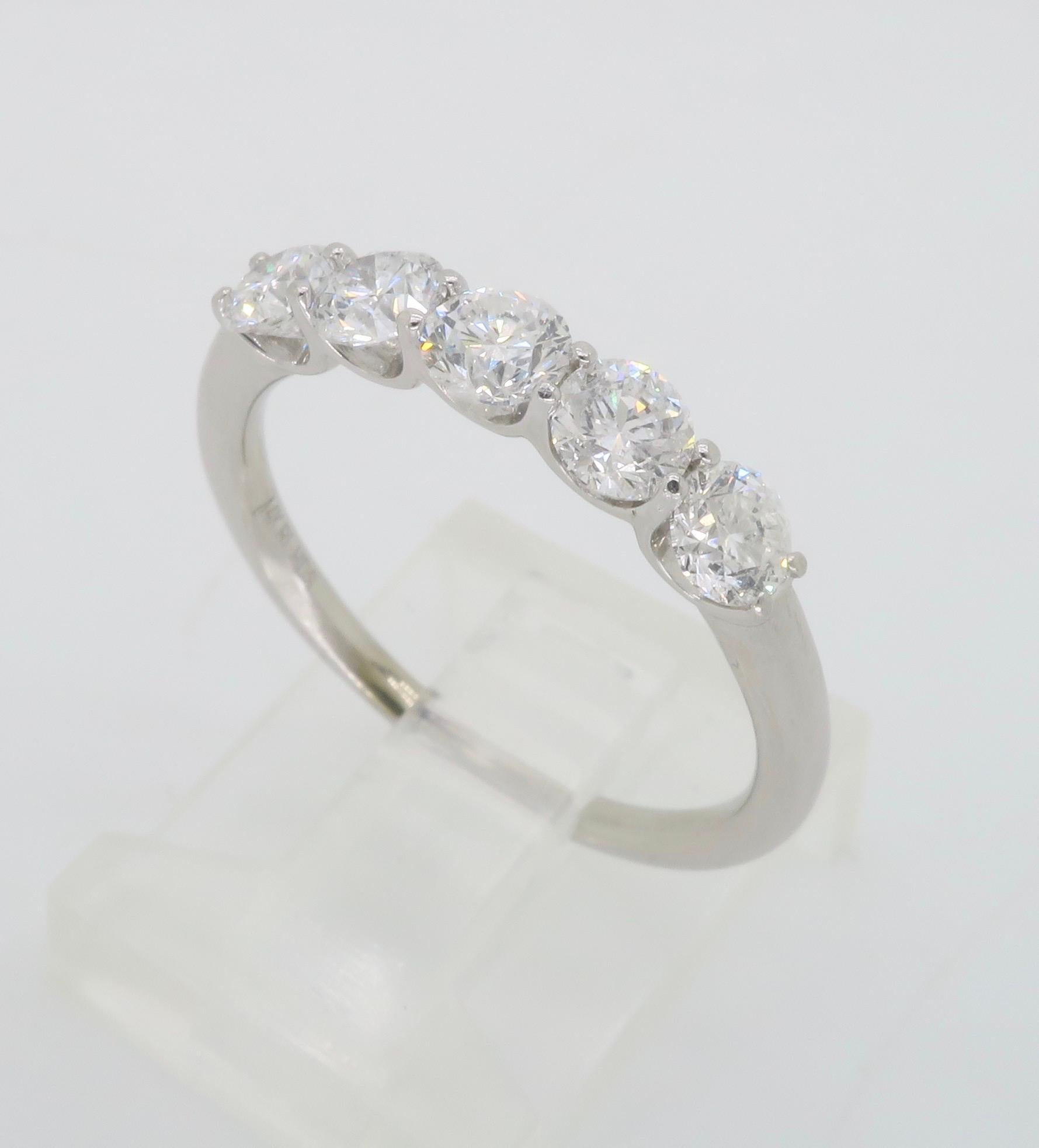 Five Stone Diamond Ring 8