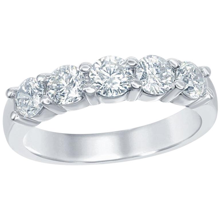 Five-Stone Ring 2.50 Carats