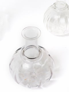 Five Swedish Blown Water Carafes, 19th Century