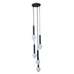 Lampadario a cascata a cinque livelli nello stile di Tapio Wirkkala, anni '60