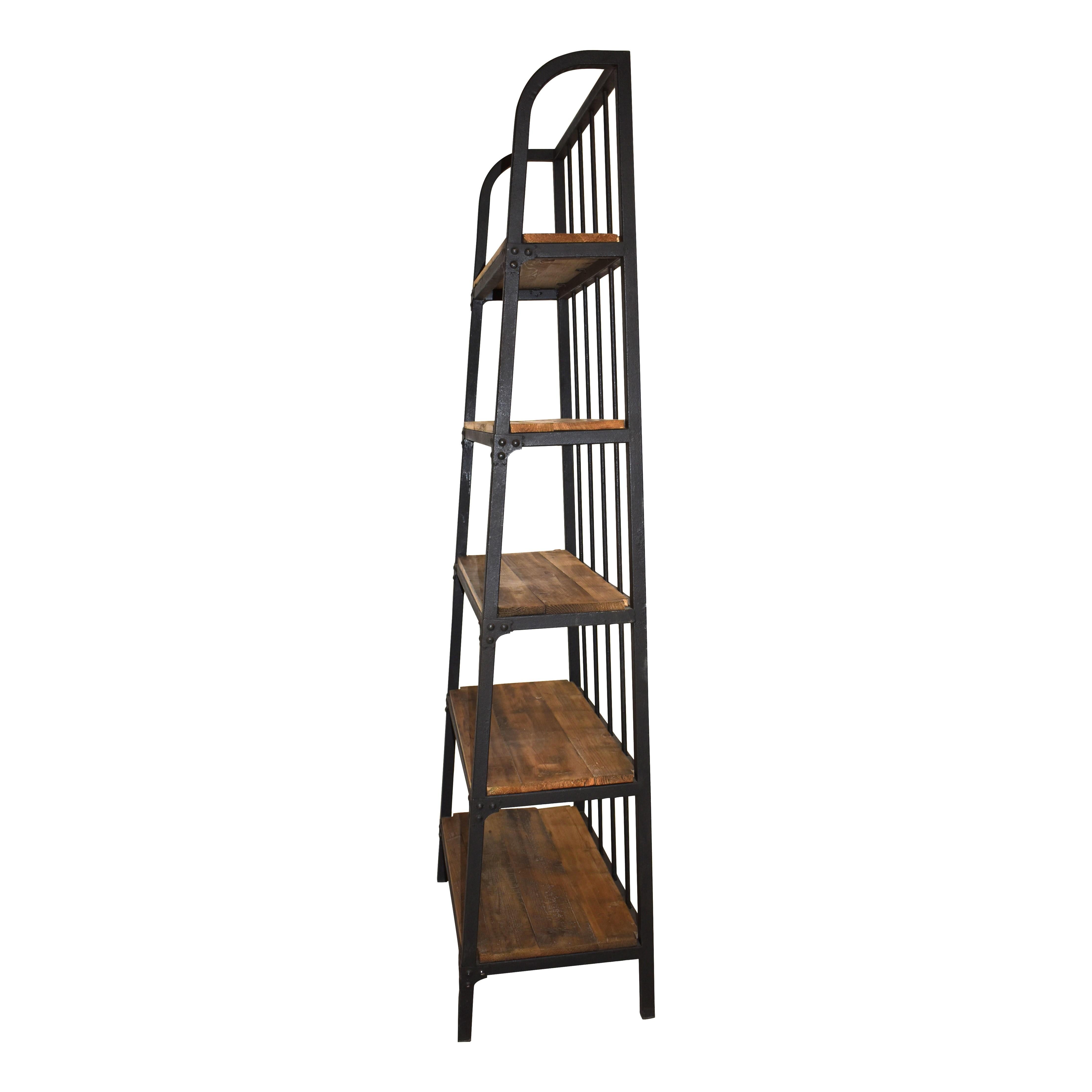 Estantería industrial de escalera de cinco niveles Librería Industrial en venta