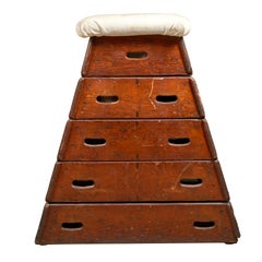 Five Tier Vaulting Box with Upholstered Top