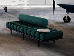 Five to Nine - Daybed con respaldo y mesa de cemento de Studiopepe para Tacchini