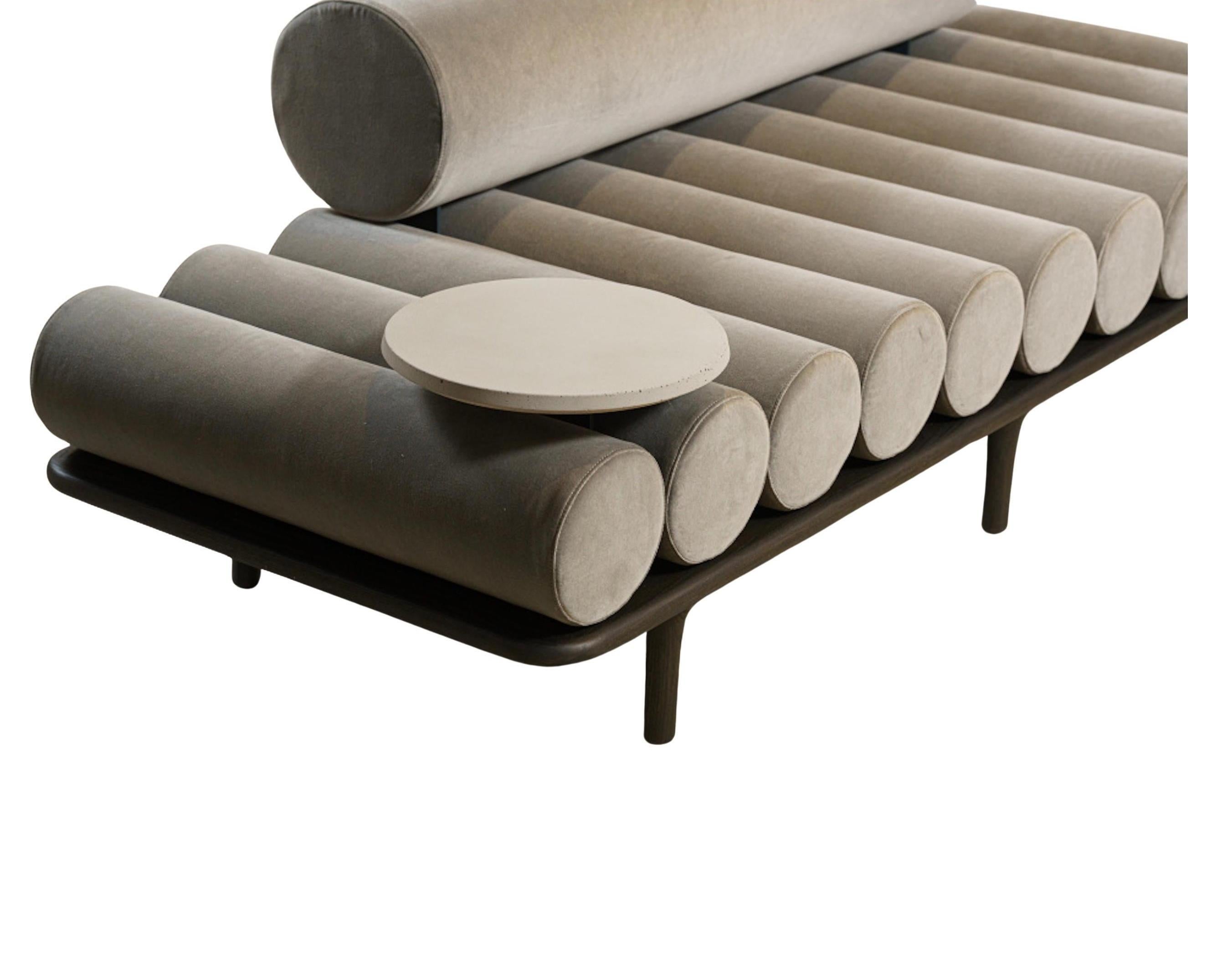 Five to Nine – Daybed with backrest and cement table by Studiopepe for Tacchini In condizioni Nuovo in vendita a Alcamo, IT