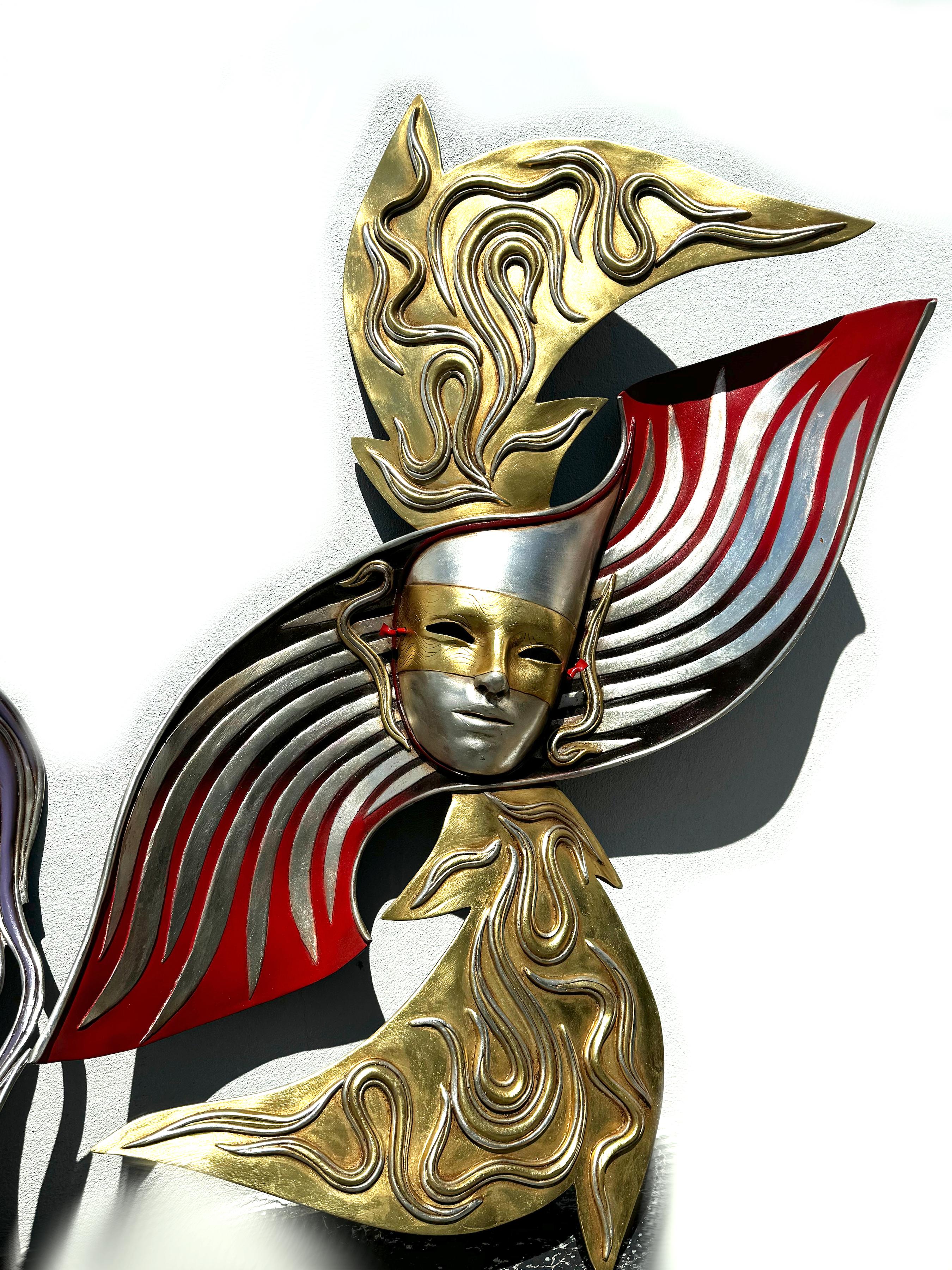 Five Venetian Carnival Masks For Sale 1