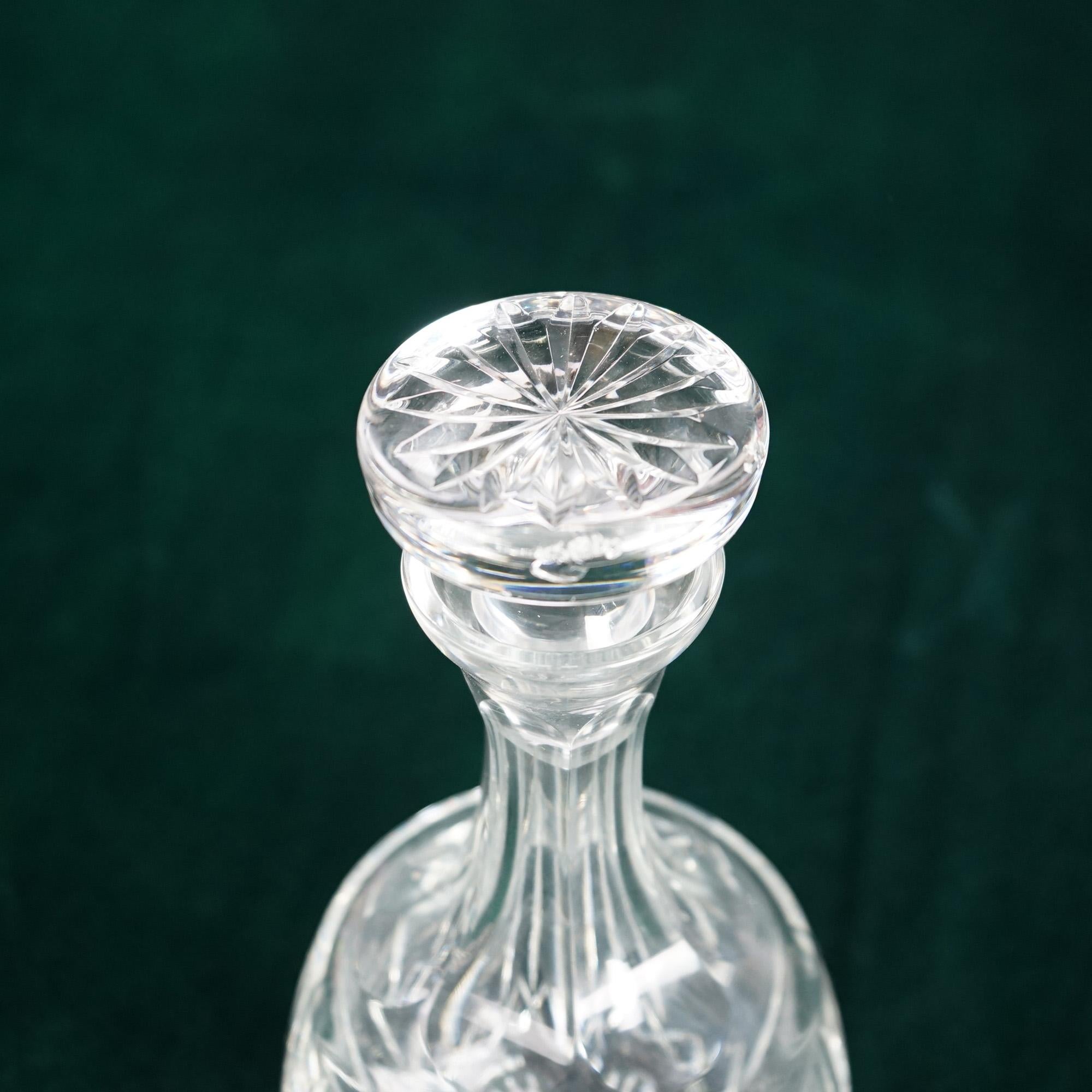 vintage glass decanter