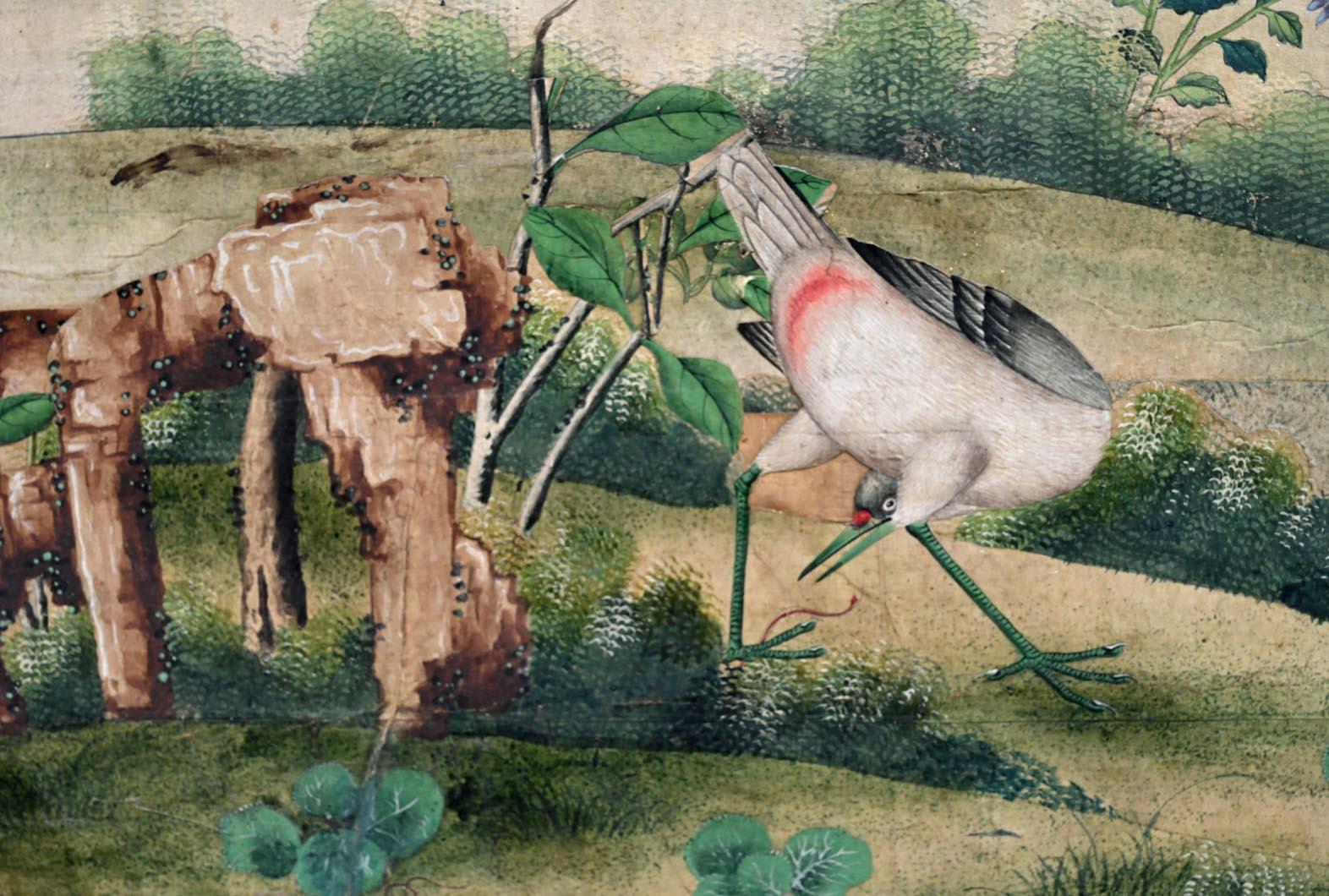 Cinq panneaux de papier peint, Chine, XVIIIe siècle en vente 1