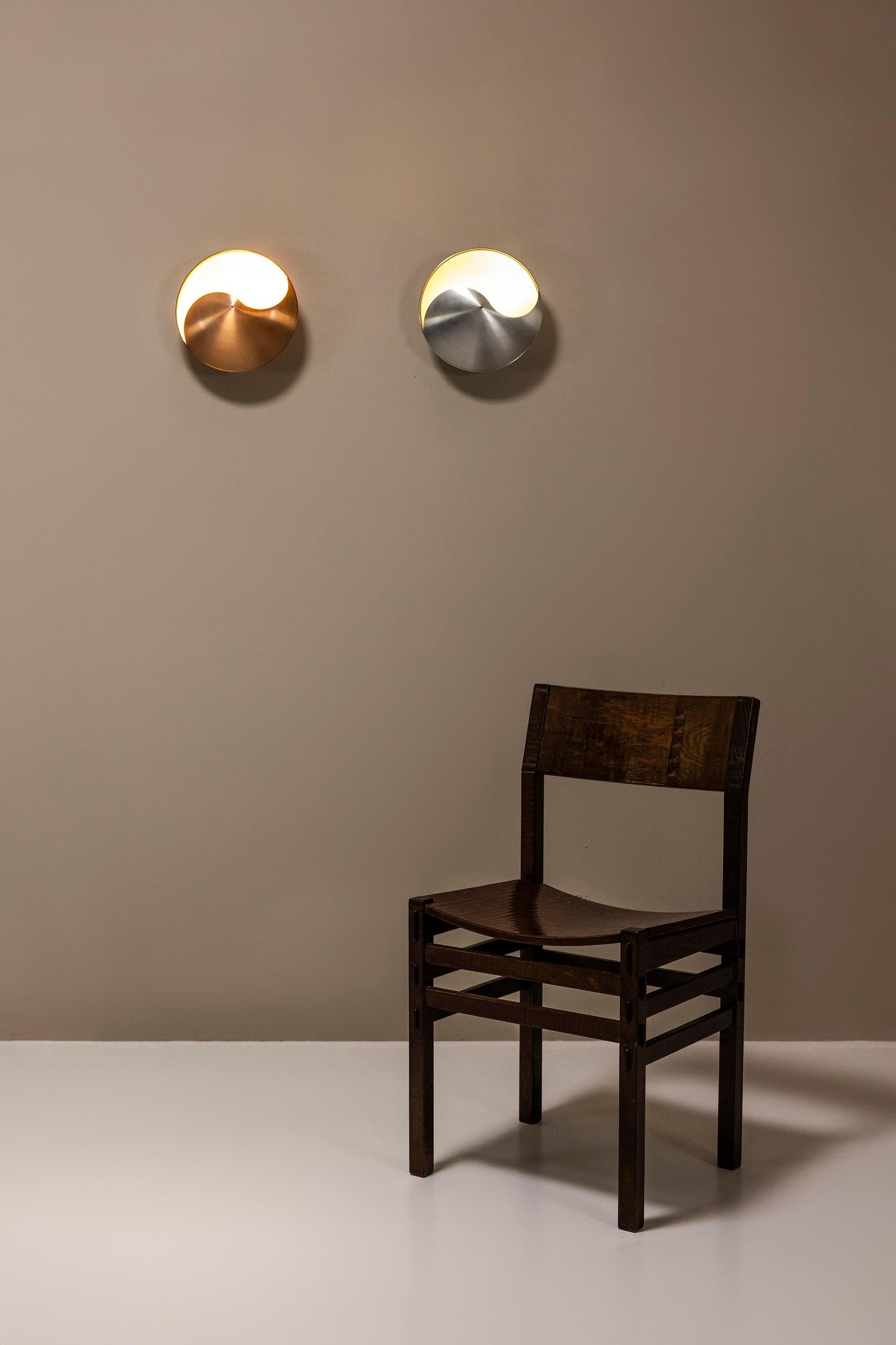 Five “YinYang” Wall Lamps by H. Sneyders de Vogel for Raak, The Netherlands For Sale 3