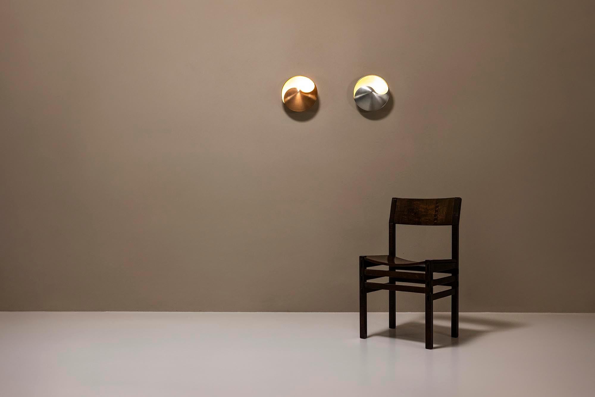 Five “YinYang” Wall Lamps by H. Sneyders de Vogel for Raak, The Netherlands For Sale 4