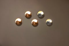 Five “YinYang” Wall Lamps by H. Sneyders de Vogel for Raak, The Netherlands