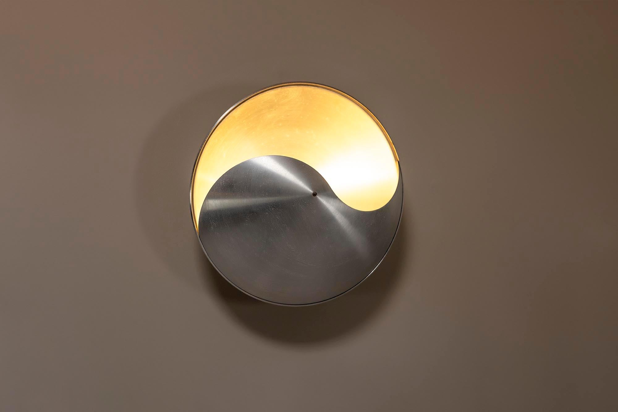 Five “YinYang” Wall Lamps by H. Sneyders de Vogel for Raak, The Netherlands For Sale 1