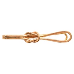 Fixe Tie Nœud De Huit In 18 Carat Rose Gold