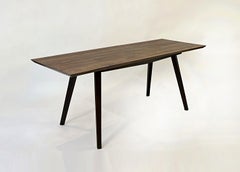 Fixed Table in Hardwood with Japanese Joinery and Danish Aesthetics