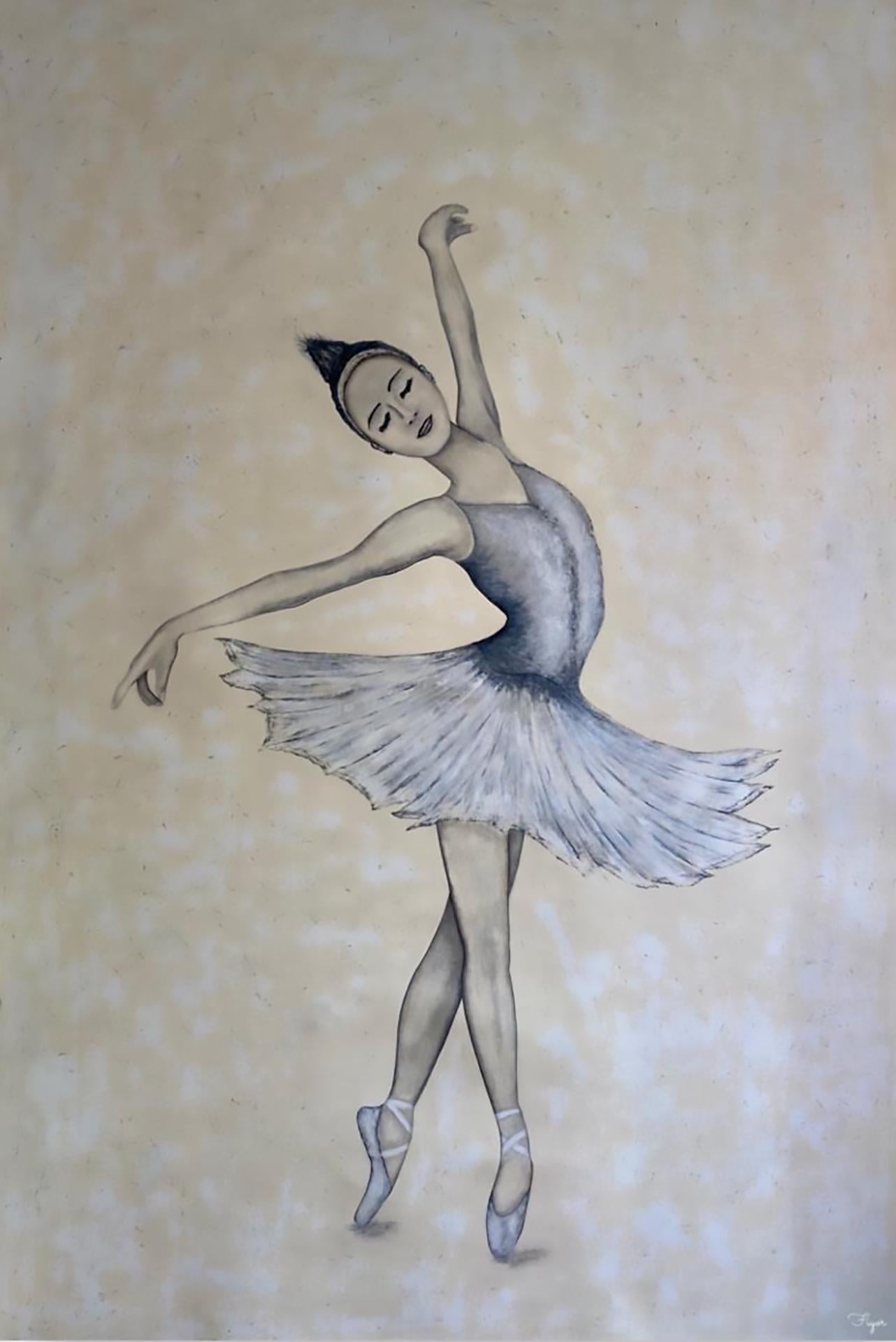 Fiyor Abstract Painting - Dancing Ballerina