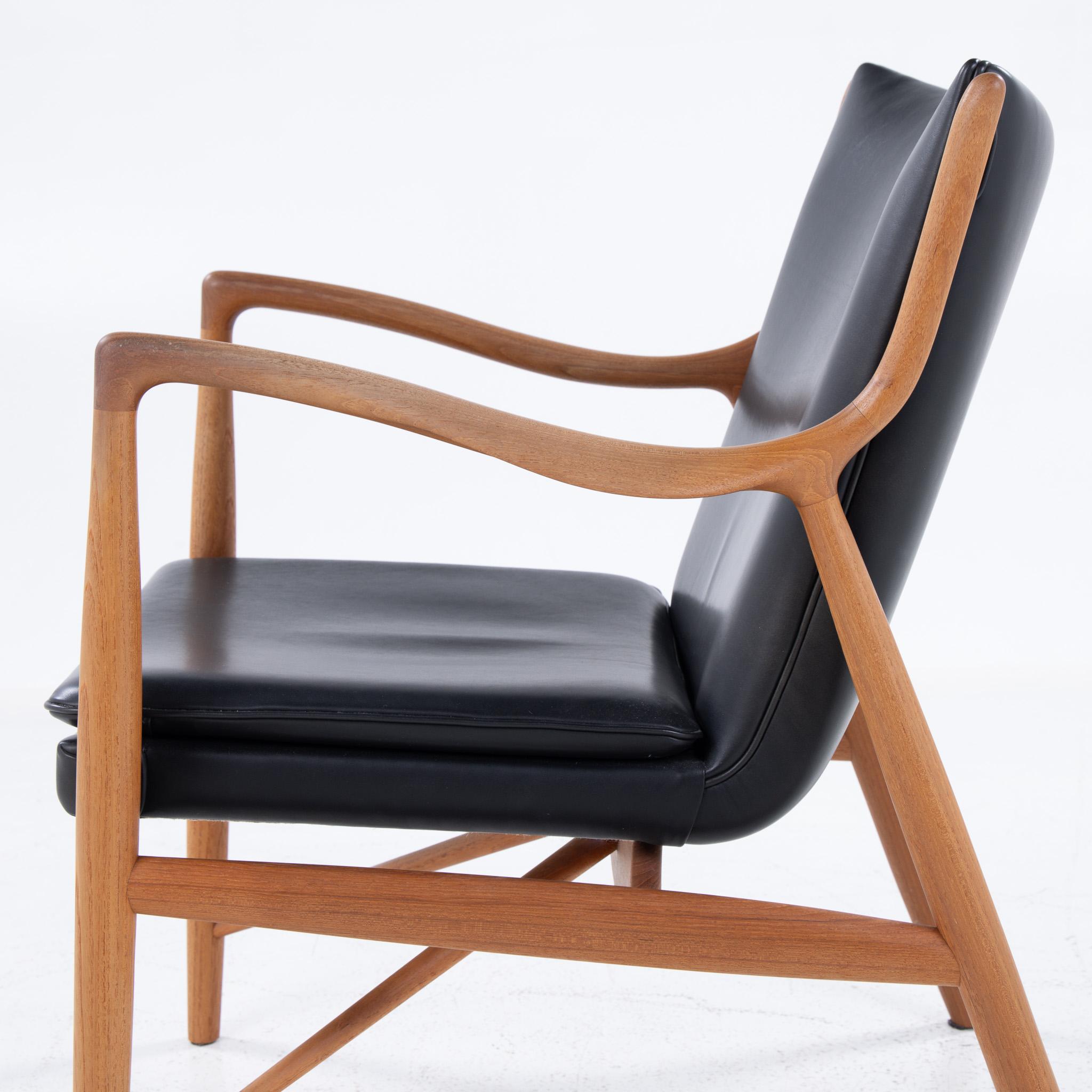 20th Century FJ 45 - Easy chair in teak by Finn Juhl For Sale