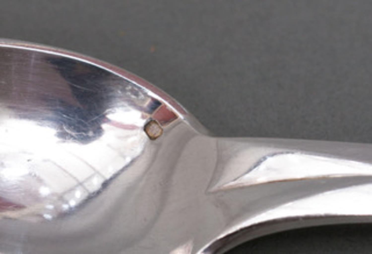 FJERDINGSTAD - Set de ménage ART DECO 78 Pieces en argent massif en vente 10