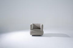 FJN Swivel Armchair in Wood — Minimalist Comfort Inspired by Finnish Livi
