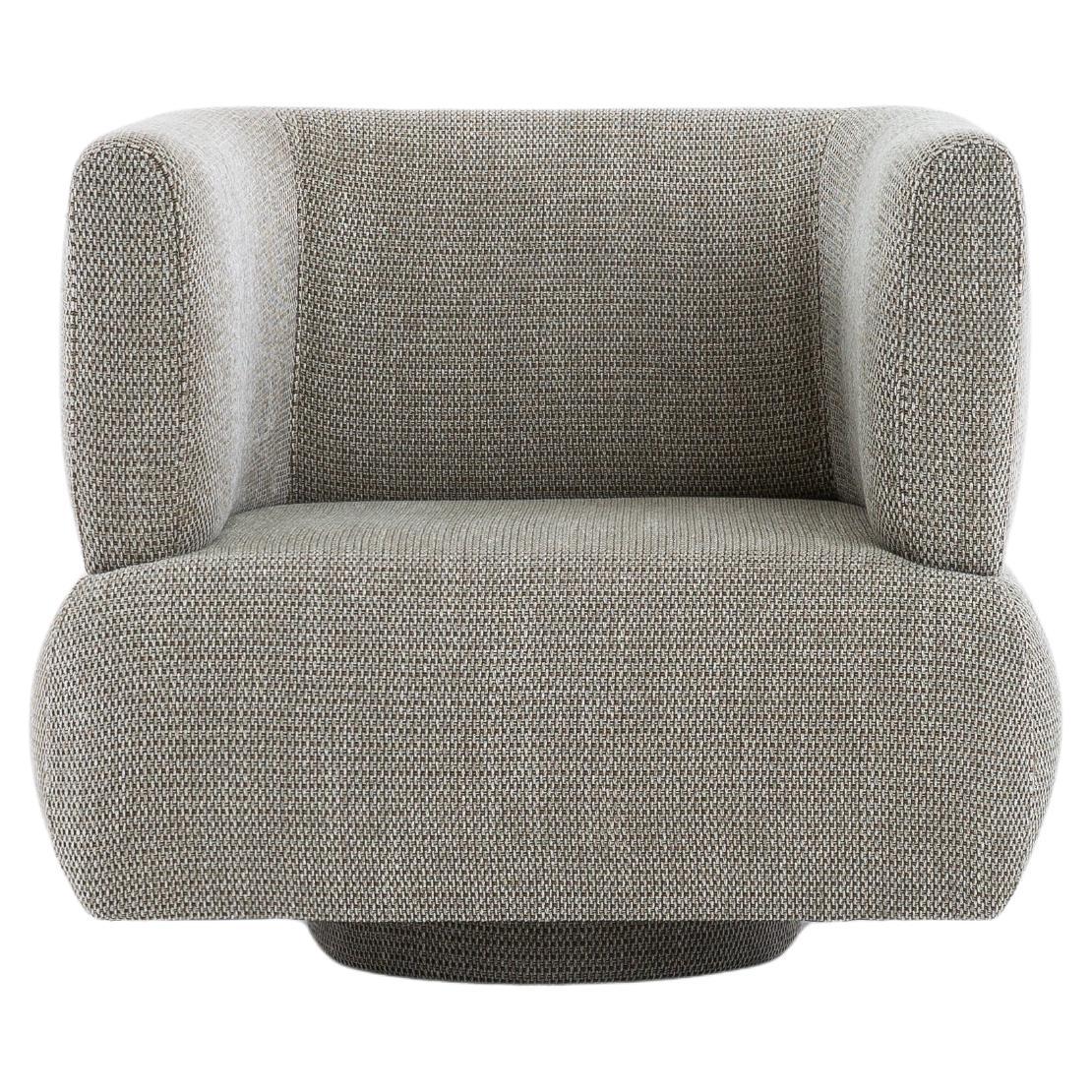 FJN Swivel Armchair in Wood — Minimalist Comfort Inspired by Finnish Livi For Sale