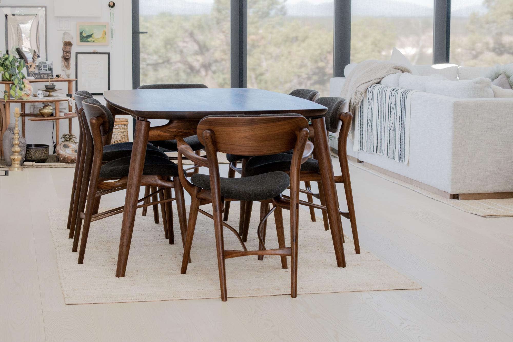 Tavolo da pranzo Fjoon di Fernweh Woodworking in noce in vendita 4