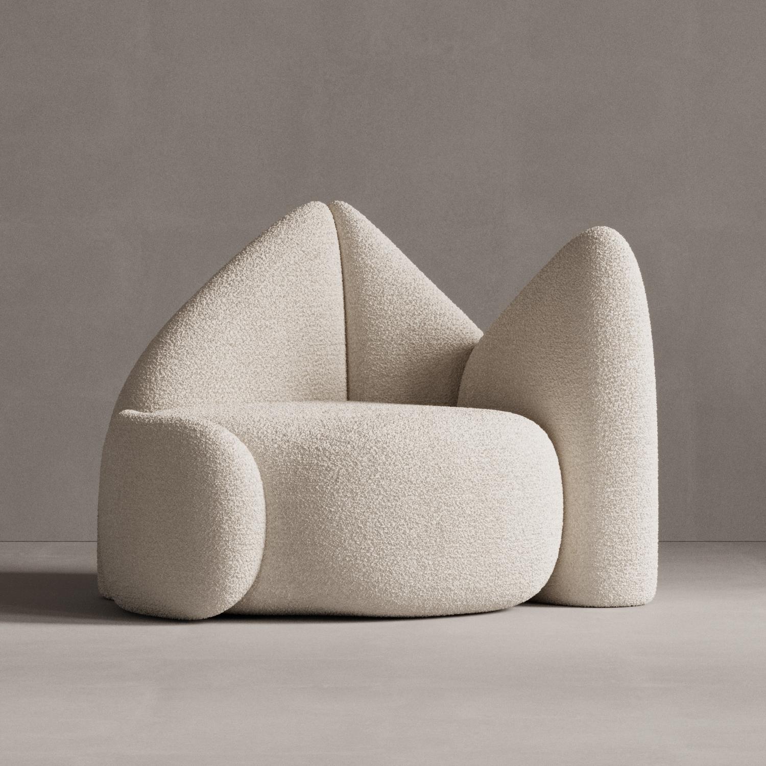 Upholstery Fjord Chair by Plyus Design For Sale