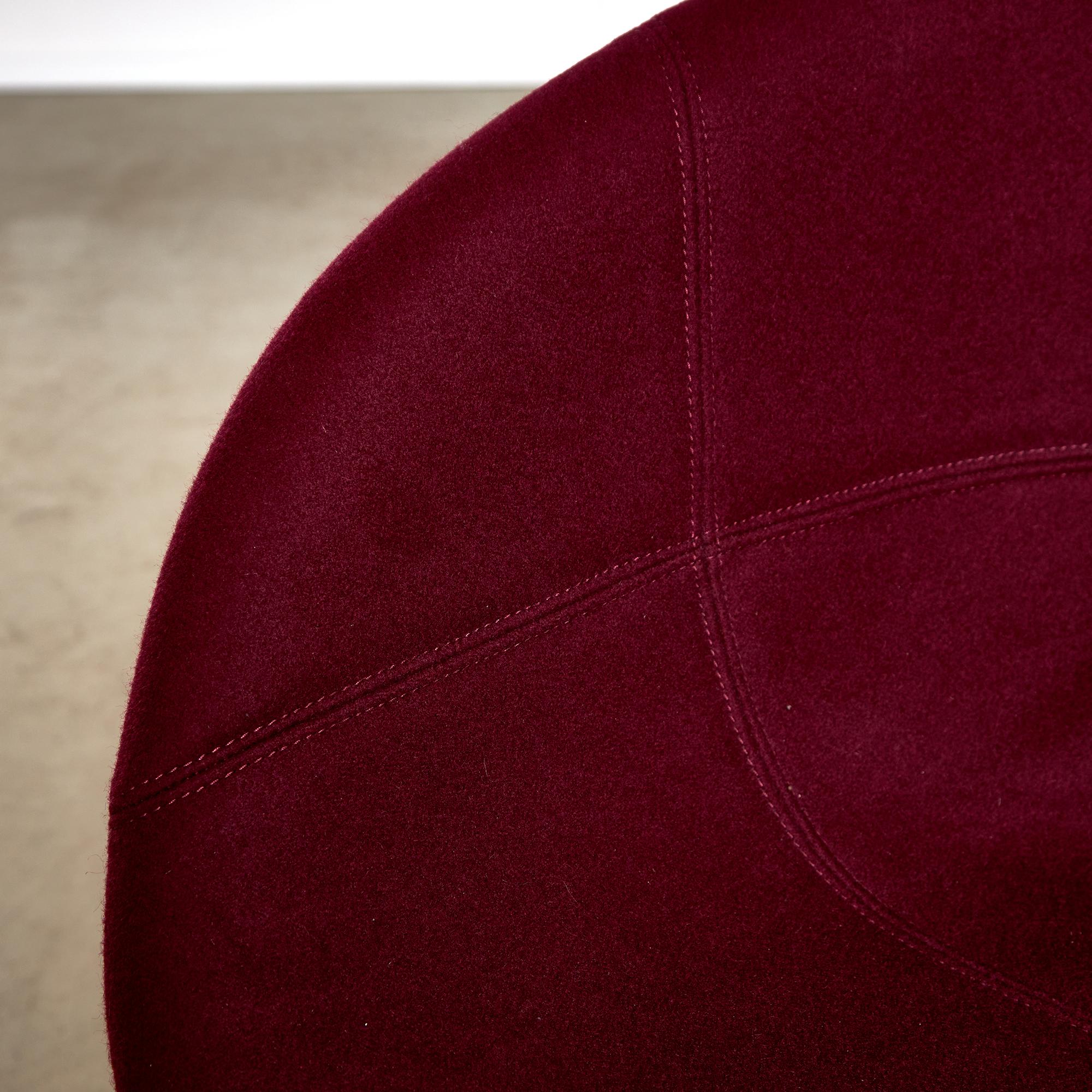 Fjord Chairs in Burgundy by Patricia Urquiola for Moroso, 2002 For Sale 5