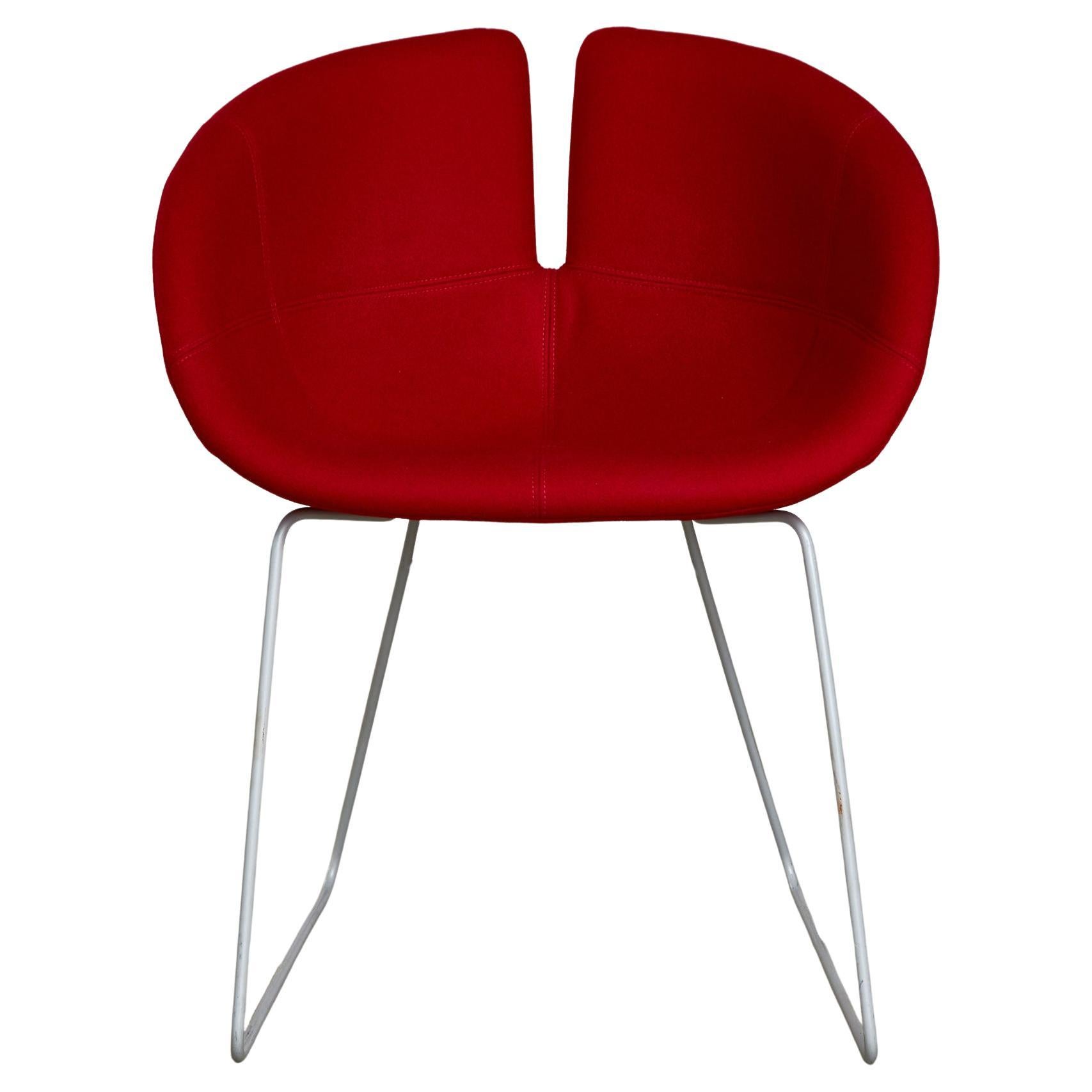 Fjord Chairs in Red by Patricia Urquiola for Moroso, 2002