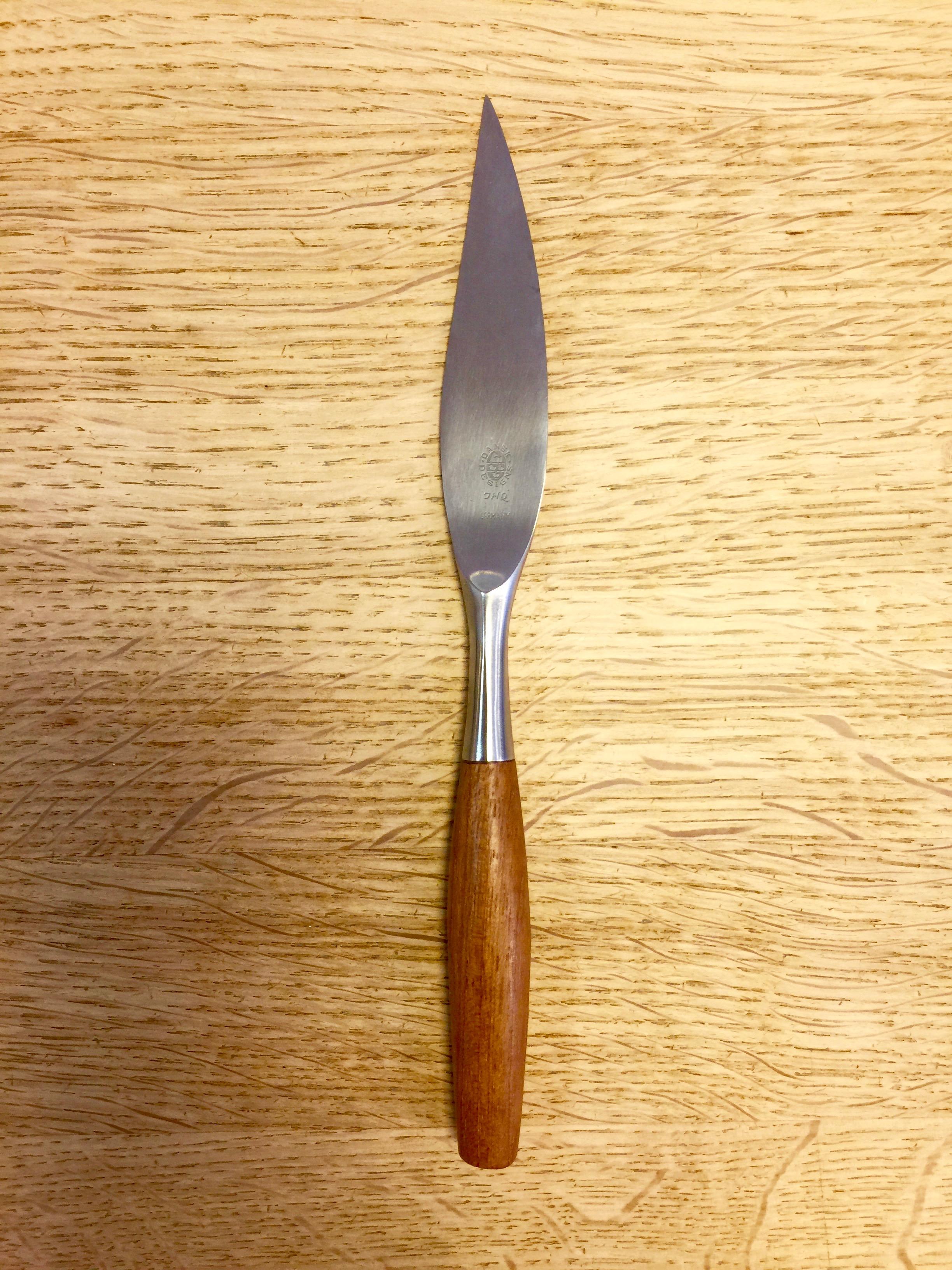 Mid-Century Modern Fjord Flatware by Jens H. Quistgaard for Dansk Design For Sale