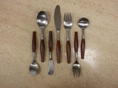 Fjord Flatware by Jens Quistgaard Service for 12, 84 Piece